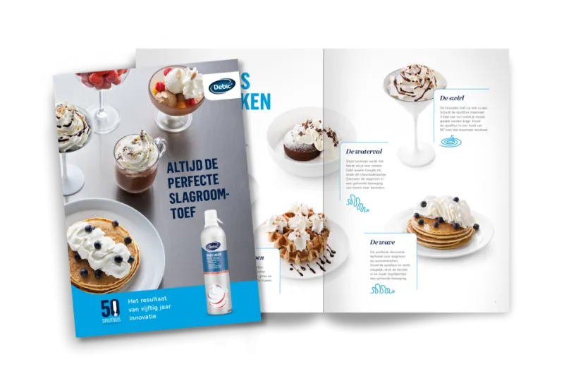 Brochure Debic Slagroom in spuitbus