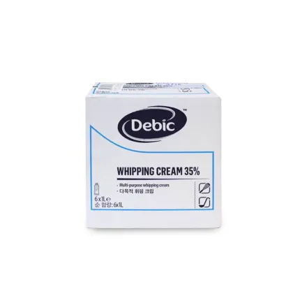 Box Debic Whipping Cream 35% 1L 