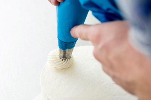 Rosace de crème fouettée step4