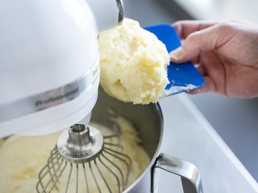 Butter cream from a composition step5