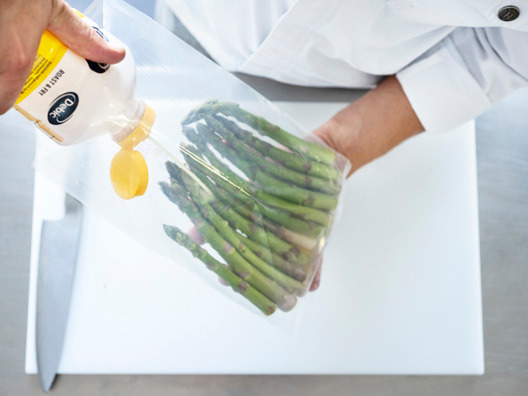 Zelenina sous vide - technique | Debic