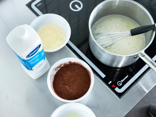 Černá glazura step1