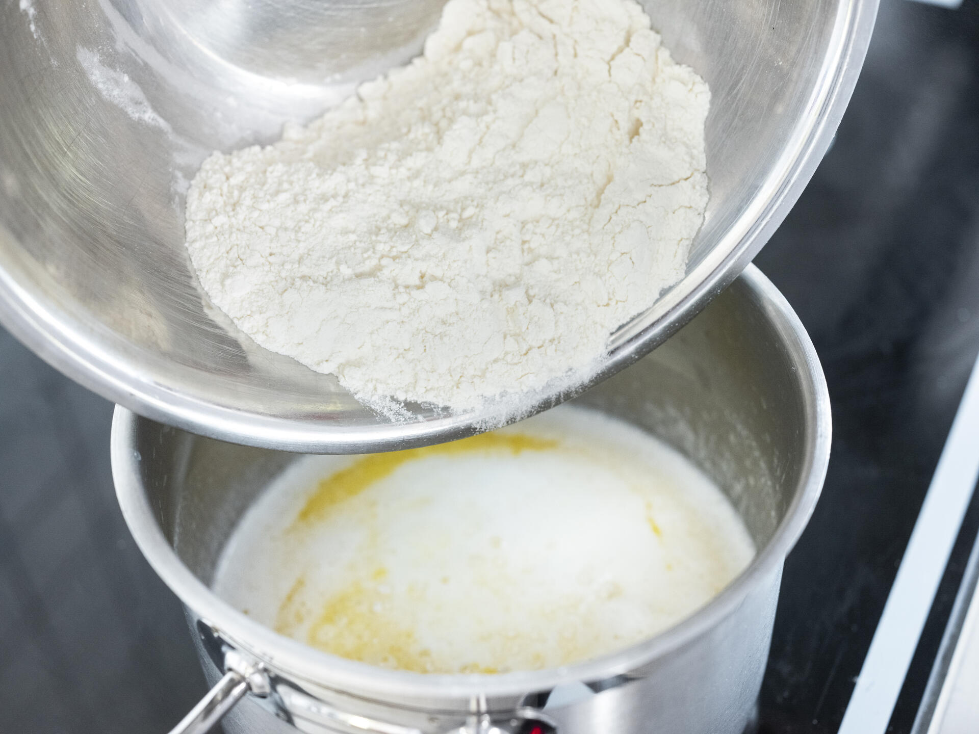 Pâte à choux step2