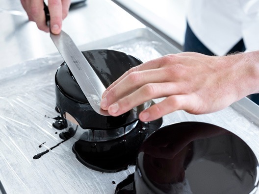 Černá glazura step4