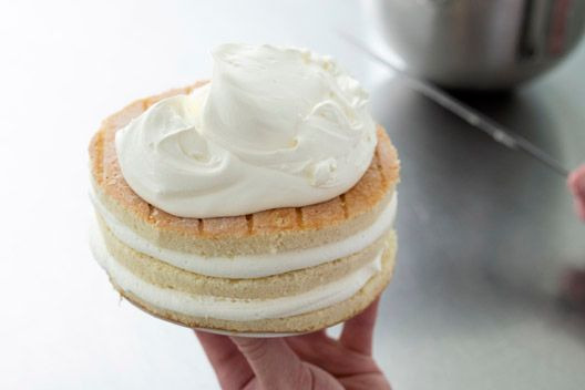 Obmazání dortu step1