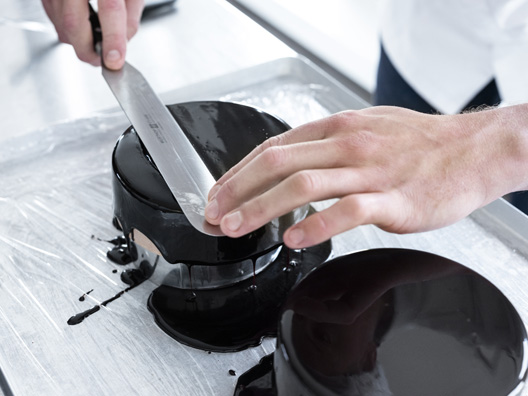 Glaceren: Zwarte Glaçage step4