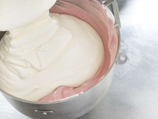 Stabiele en diepvries bestendige bavarois step7